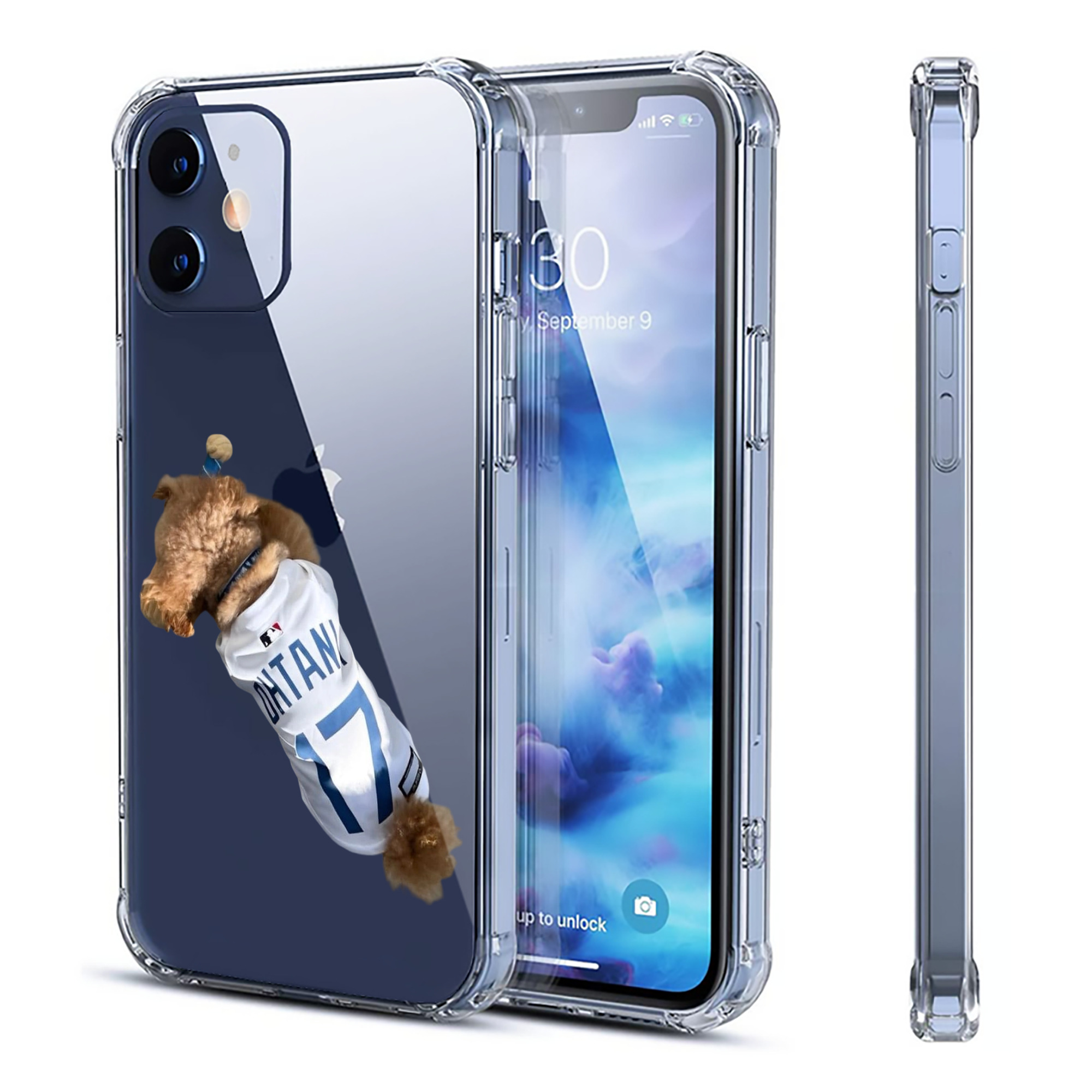  Clear IPhone 12 Case – Soft TPU With UV Print – Enhanced Drop Protection, Precise Fit, Anti-Fingerprint, Customizable Design, Scratch-Resistant, Yellow-Resistant